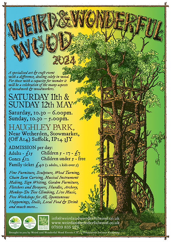 Poster for Weird and Wonderful Wood 2024